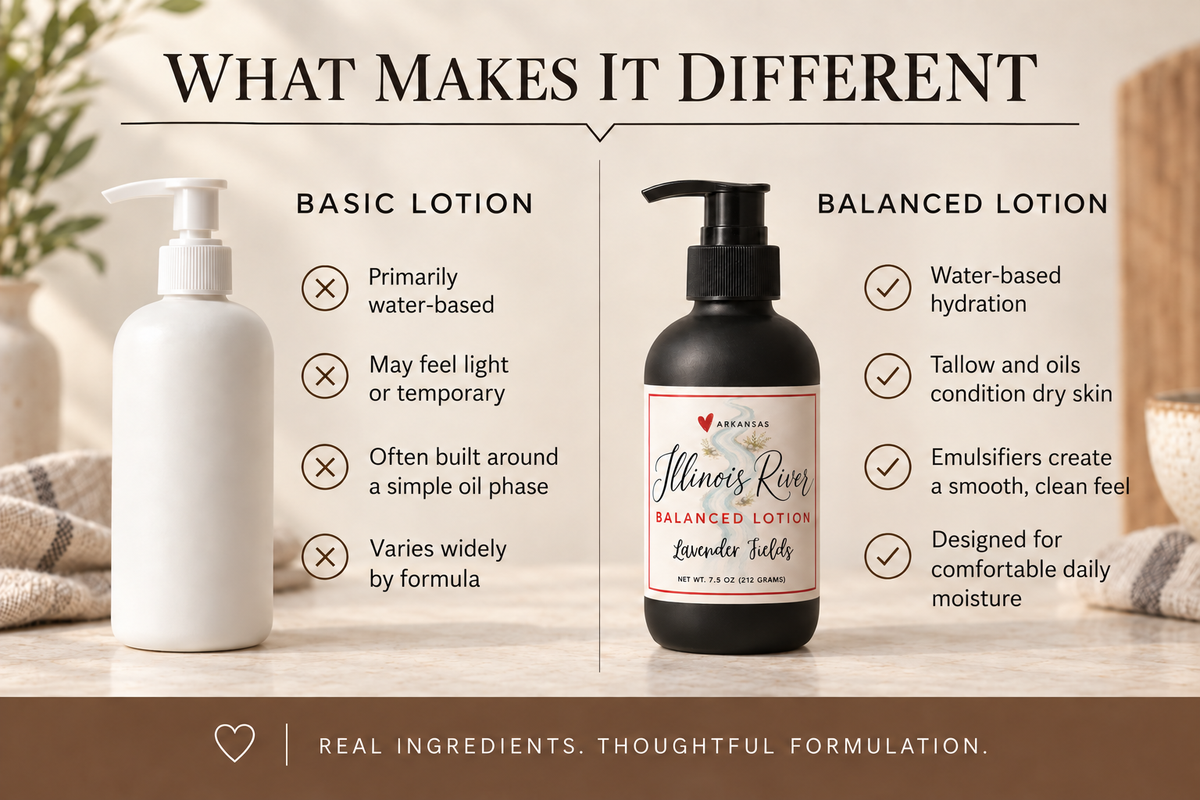 Tallow Balanced Lotion (Glass Bottle w/ pump)