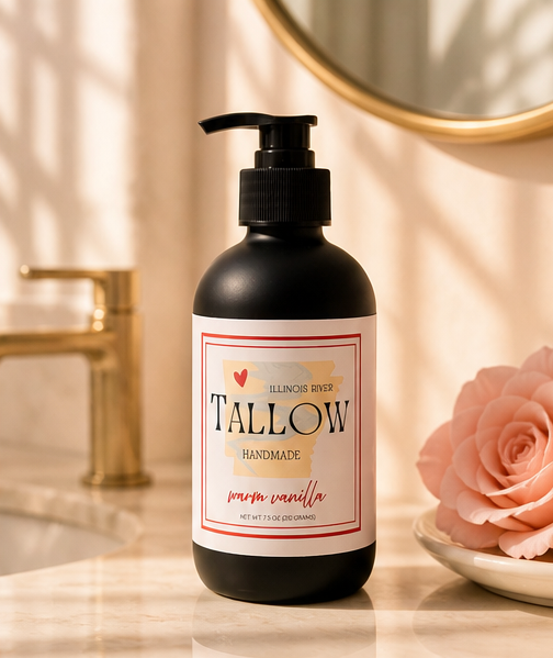 Tallow Balanced Lotion (Glass Bottle w/ pump)